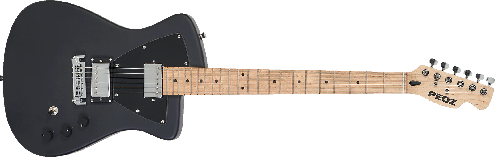 PEOZ - Jet Black TR 1 [Smart Guitar] – Guitar Factory Korea